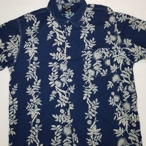 Polo Jeans Ralph Lauren Men Hawaiian Shirt Size L